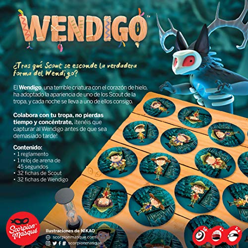 Scorpion Masque- Wendigo - español, (Asmodee SMWE0001)