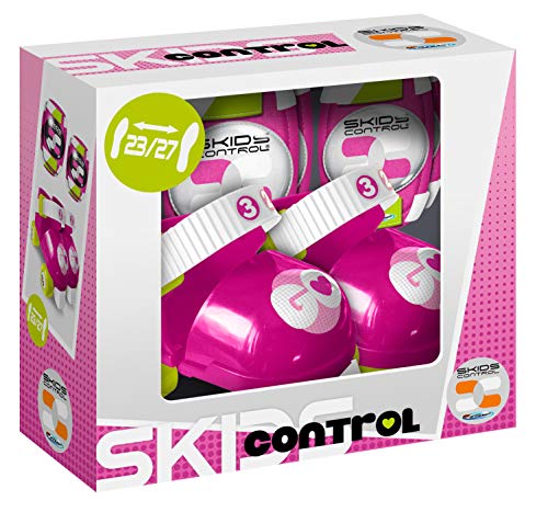 Stamp-Set Rollers + E/K Pads Pink Skids Control, Taille 23-27 Roller, Color Rosa, (JS670035)