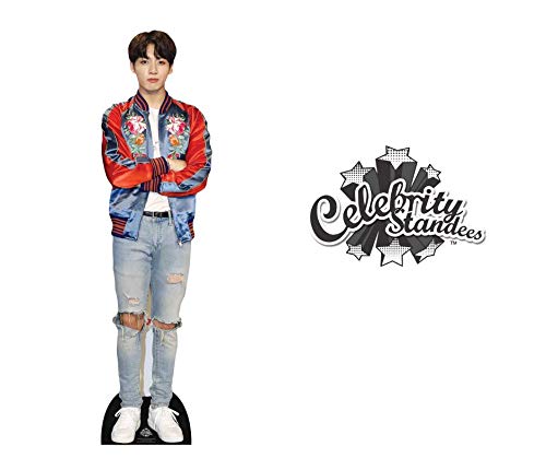 Star Cutouts Ltd Star CS783 Cut joo Kim NAM-Joon Lifesize Cartón conocido como RM Rap Monster BTS Bangtan Boys Lindo Jeans azules (Kpop Standee) 180 cm de alto con mini recorte gratis multicolor