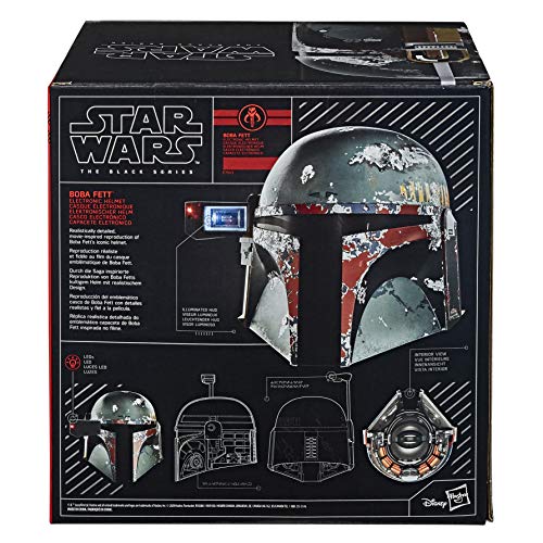 Star Wars Black Series Casco Electrónico Boba Fett (Hasbro E75435L0)