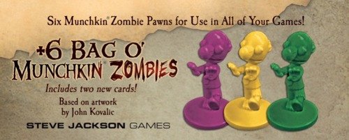 Steve Jackson Games Munchkin Plus de 6 Bolsa o 'Munchkin Zombies Card Game
