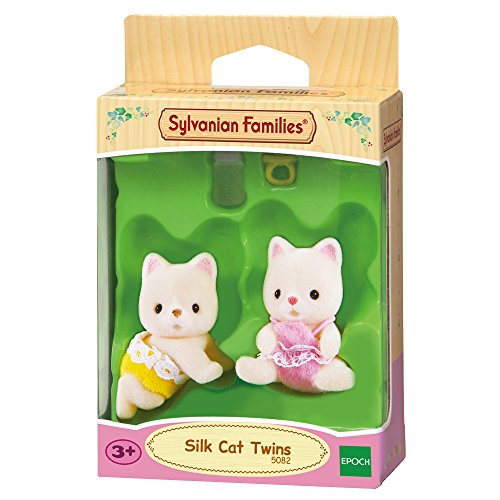 Sylvanian Families - 5082 - Silk Cat Twins Mini muñecas y Accesorios