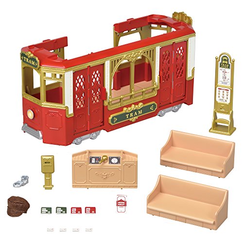 Sylvanian Families- Ride Along Tram Mini muñecas y Accesorios, Multicolor (Epoch para Imaginar) , color/modelo surtido