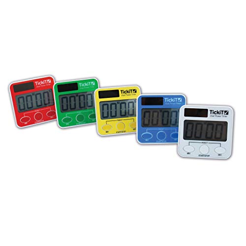 TickiT 92079 Conjunto de temporizadores Dual Power Timer, 5 piezas