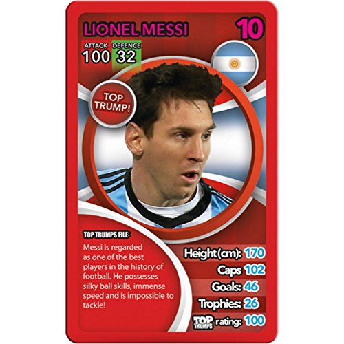 Top Trumps World Football Stars Juego de Cartas de fútbol (Texto en inglés)