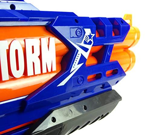 TOYLAND® Bazooka Barrage Blaze Storm Blaster - Flechas de Espuma Incluidas