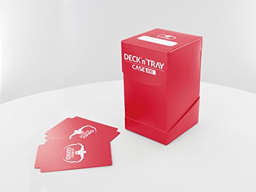 Ultimate Guard Deck´n´Tray Case 100+ Caja de Cartas Tamaño Estándar Rojo