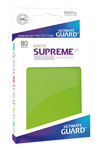 Ultimate Guard ugd010553 – Supreme UX Sleeves, tamaño estándar, Mate Color Verde Claro