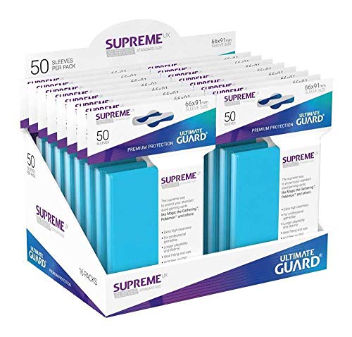 Ultimate Guard ugd010797 UX Supremo Fundas Standard Tamaño Luz Azul (50)