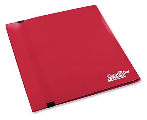 Ultimate Guard UGD10348 - Carpeta con 12 Fundas para Juego de Cartas, Color Rojo