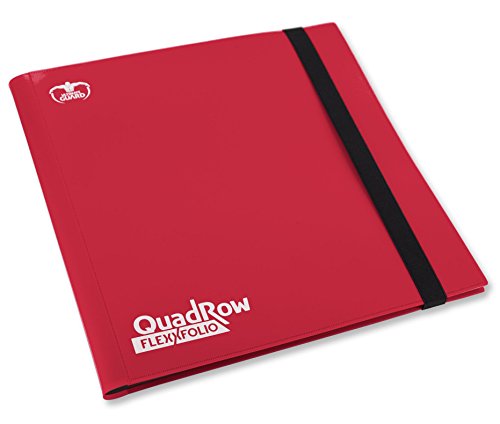 Ultimate Guard UGD10348 - Carpeta con 12 Fundas para Juego de Cartas, Color Rojo