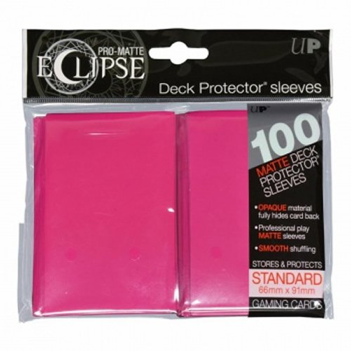 Ultra Pro UPR85609 Eclipse Standard Pro - Fundas para Tarjetas (100 Unidades), Color Rosa