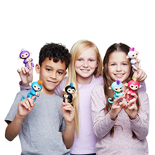 WowWee - Fingerlings Interactivo bebé mono, Rosado (3705)