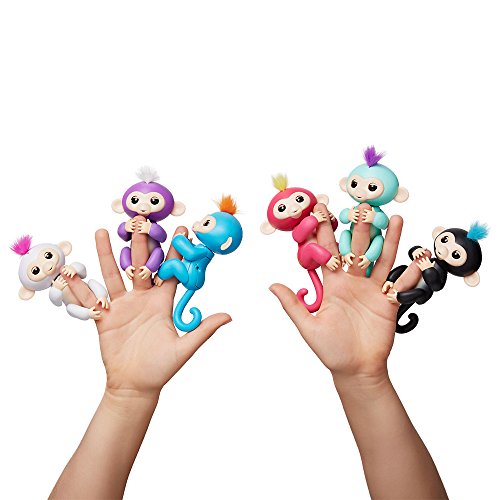 WowWee - Fingerlings Interactivo bebé mono, Rosado (3705)