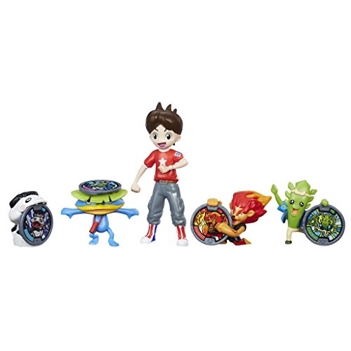 Yokai - Pack de 5 figuras Nate y los Yo-Kai (Hasbro B8803EU5)