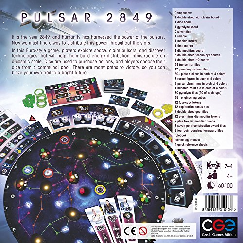 Czech Games Edition CGE00042 Pulsar 2849 - Juego de Mesa [Importado de Alemania]