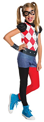 DC Comics - Disfraz de Harley Quinn classic para niña, infantil talla 5-7 años (Rubie's 620744-M)