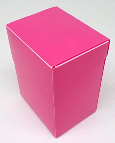 docsmagic.de 8 x Deck Box Full Pink + Card Divider - Caja Rosa - PKM YGO MTG