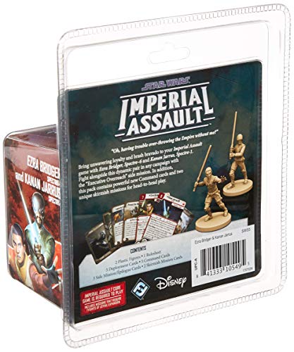 Fantasy Flight Games FFGSWI55 Ezra Bridger and Kanan Jarrus Ally Pack: Star Wars Imperial Assault, Multicolor