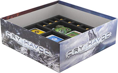 Feldherr Foam Tray Value Set Compatible with The Cry Havoc Board Game Box