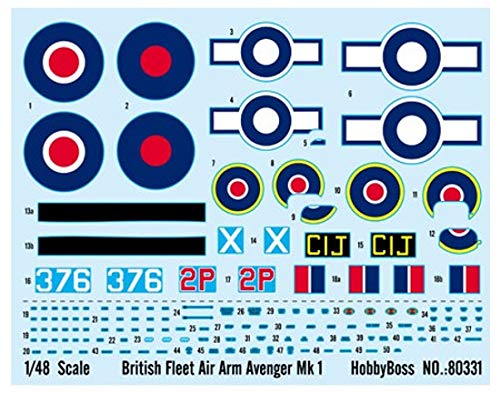 Hobby Boss 80331 Avenger Mk 1 - Caza británico [importado de Alemania]