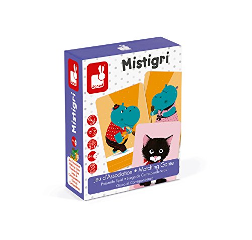 Janod Juego de correspondencias Mistigri, Multicolor (J02752)