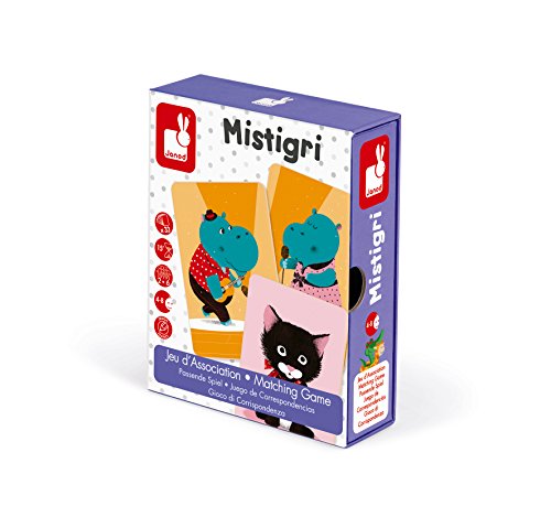 Janod Juego de correspondencias Mistigri, Multicolor (J02752)