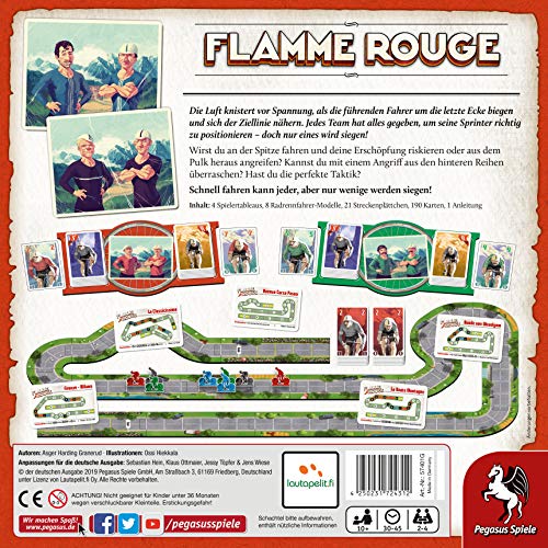 Lautapelit Pegasus Spiele 57401G - Flamme Rouge