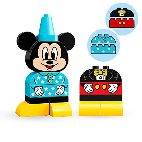 LEGO DUPLO Disney - Mi Primer Modelo de Mickey, Juguete Preescolar de Construcción de Mickey Mouse para Niños y Niñas a Partir de 1 Año y Medio (10898) , color/modelo surtido