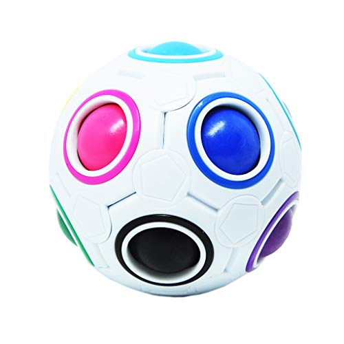 Maomaoyu Magic Rainbow Ball 3D Puzzle Cube Arco Iris Pelota Velocidad Cubo Niños Juguetes Educativos