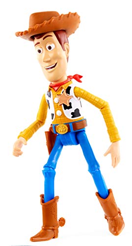 Mattel- Disney Toy Story 4-Figura con Voces y Sonidos Woody, Juguetes niños +3 años GGT31, Multicolor