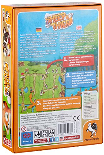 'Pegasus Juegos 51218 g Sheep y Thief, Juego de Cartas