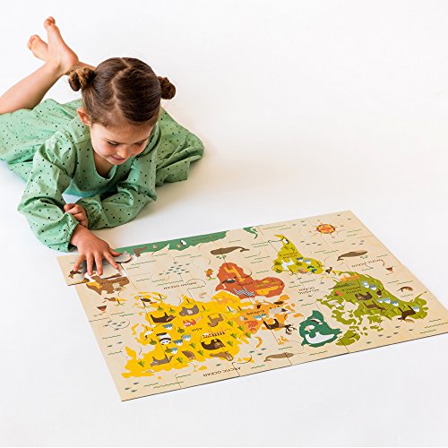 Petit Collage Floor Puzzle - Nuestro mundo