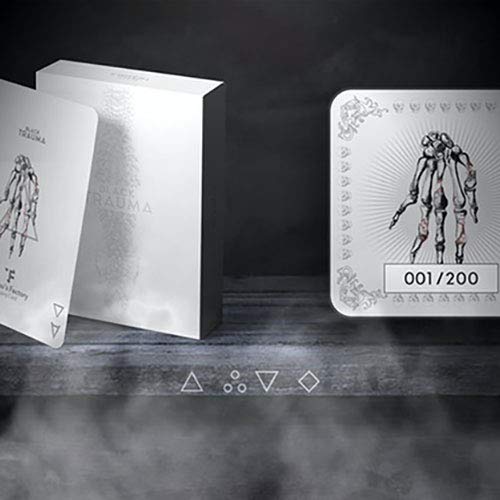 SOLOMAGIA Black Trauma White Edition Playing Cards