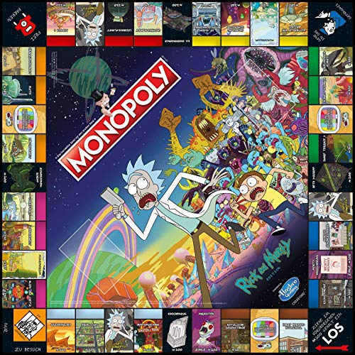 Winning Moves- Monopoly-Rick and Morty Juego de mesa, Color rick & morty, estándar (WIN45069) , color/modelo surtido