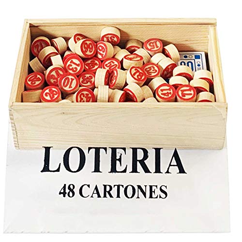 Acan Caja de Loteria con números 48 cartones