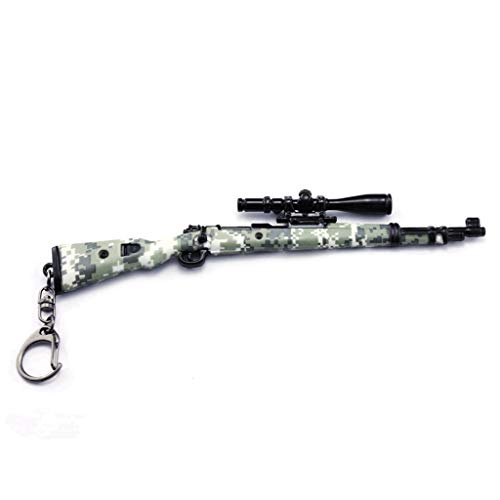 Accesorios De Juegos 1/6 Escala Metal 98K Modelo De Francotirador Pistola Arma Figura De Acción Llavero Juguetes para Accesorios De Figura De Soldado Estadounidense (10)