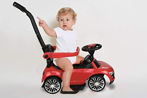 Airel Coche Correpasillos | Correpasillos para Niños | Correpasillos 2 en 1 | Andador Infantil | Coche Correpasillos con Reposapiés