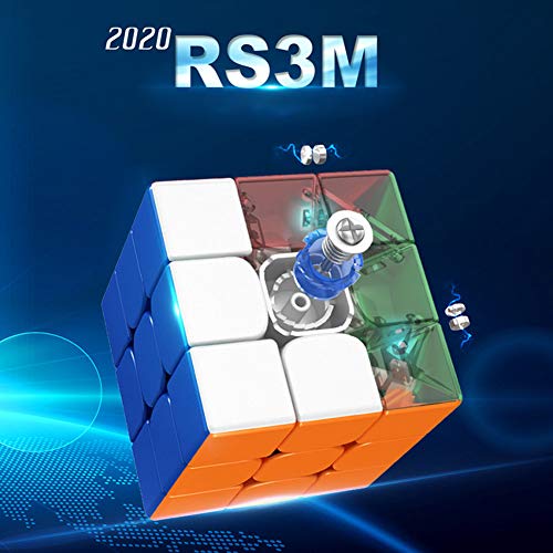 AKDSteel Cubo Mágico Cubing Cultura Meilong M Magnético Colorido Suave Cubo Meilong 4M Edición Magnética Actualización Versión