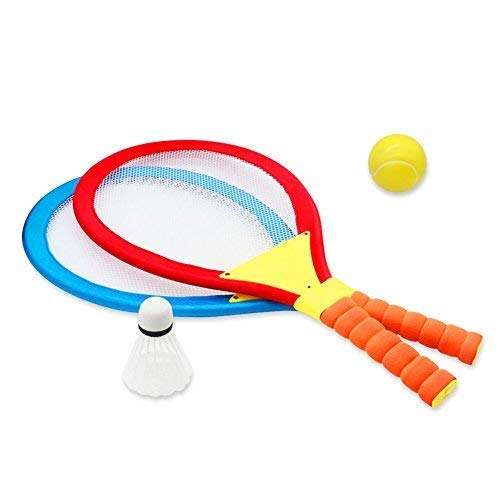 Akokie Raquetas Badminton Niños Raquetero Tenis Racket Raqueta de Juguete Deportivo Bádminton Playa al Aire Libre