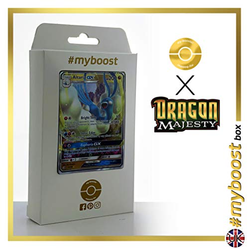 Altaria-GX 41/70 - #myboost X Sun & Moon 7.5 Dragon Majesty - Coffret de 10 Cartes Pokémon Aglaises