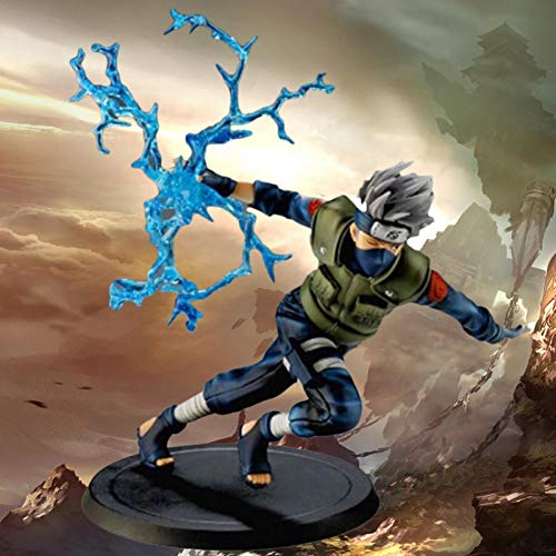 Anime Heroes Naruto Uchiha Kakashi Sasuke Figura de acción, Anime Puppets Figura PVC Juguetes, Kakashi Figura Modelo Mesa Escritorio Decoración