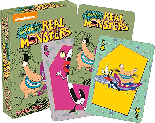 Aquarius 52521 Aaahh Real Monsters - Juego de Cartas (3 Pulgadas)