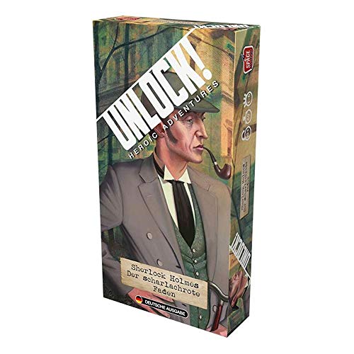 Asmodee Unlock! Sherlock Holmes - Juego de Rompecabezas (en alemán)