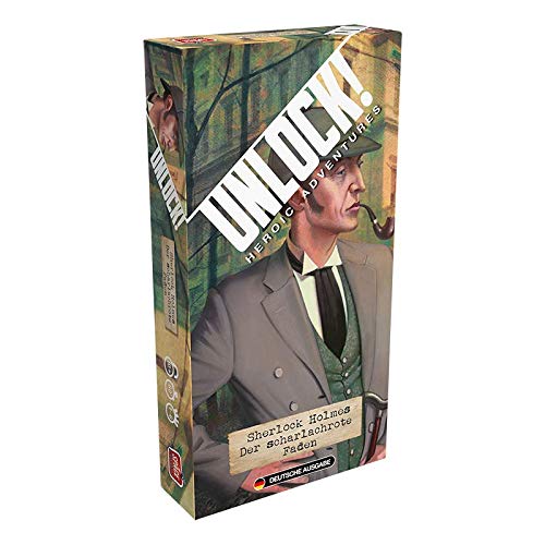 Asmodee Unlock! Sherlock Holmes - Juego de Rompecabezas (en alemán)