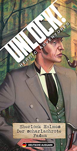 Asmodee Unlock! Sherlock Holmes - Juego de Rompecabezas (en alemán)