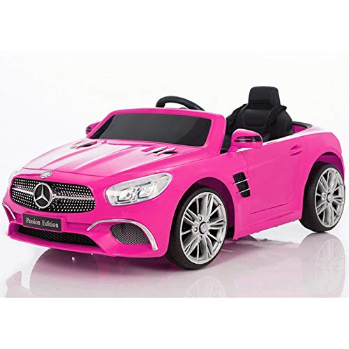 ATAA Mercedes SL400 con Mando para Adultos - Rosa Coche eléctrico para niños versión 2020 con batería 12V