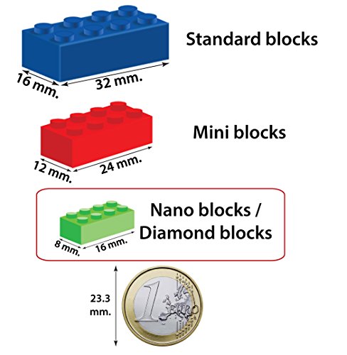 Atomic Building Figura para armar con nanobloques. 898 Piezas. Perro Teckel o Salchicha.