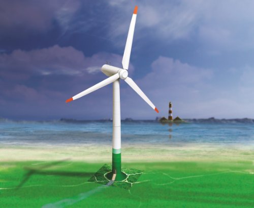 Aue Verlag 20 x 47 x 78 cm Wind Turbine Modelo Kit