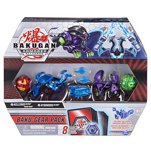 Bakugan Baku-Gear - Paquete de 4 Figuras de acción coleccionables